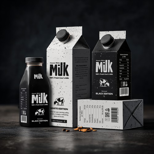 Milk – Packaging Design Concept & Brand Identity