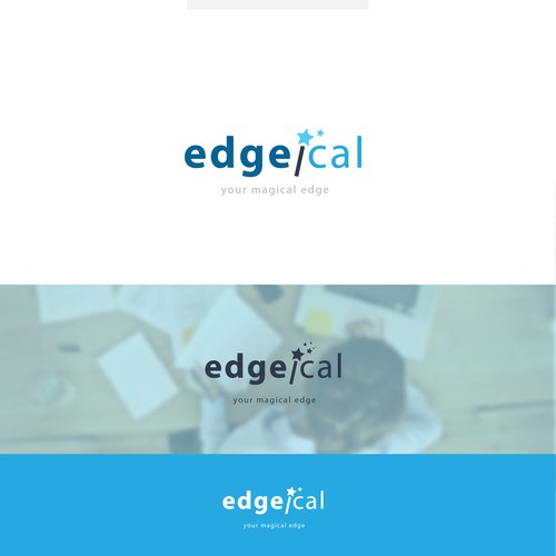 Fun logo for edgeical magical edge