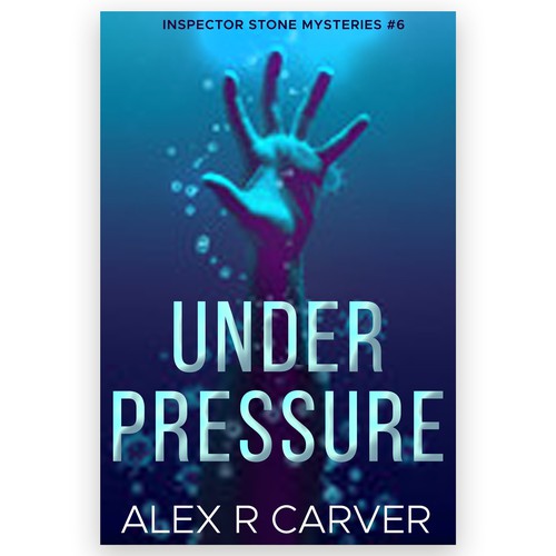 Cover for a suspenseful mystery series