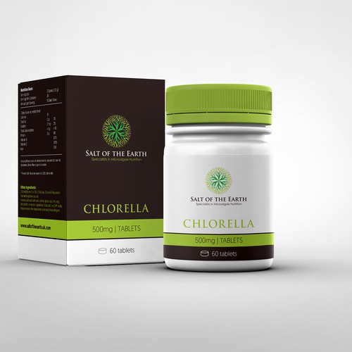 Packaging for a new microalgae health food product