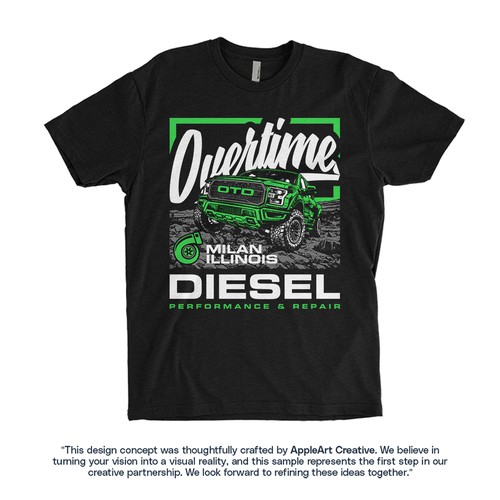 Truck Repair Shop T Shirt design