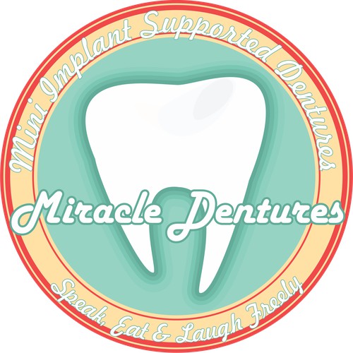 VINTAGE or RETRO new logo for Miracle Dentures