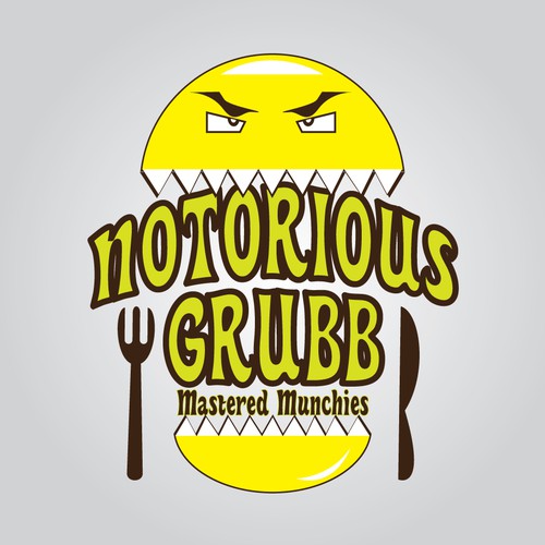 Bold Logo for Notorious Grubb