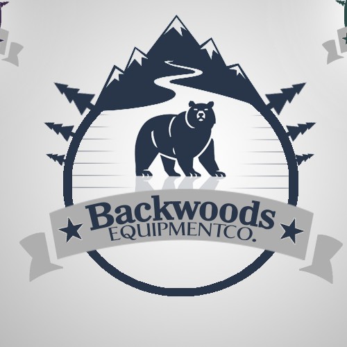 Create an simplistic/clean logo for an outdoor gear company 'BACKWOODS EQUIPMENT CO.'