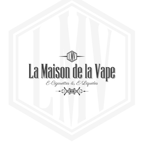 A Logo for a cigarette online store. "Maison de" is a type of shop where people goes for quality, and expertise.