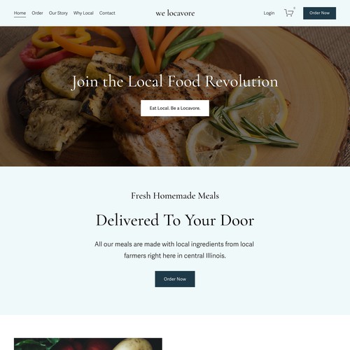 Local Food Delivery Ecommerce Site