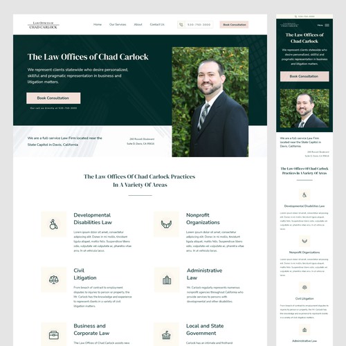 Law Firm Landing Page