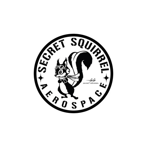 Logo design concept for secret squirrel aerospace