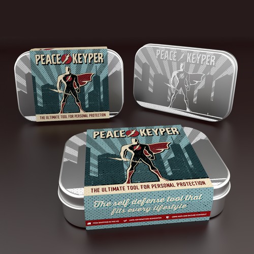 50's Vintage Comic styled packaging 