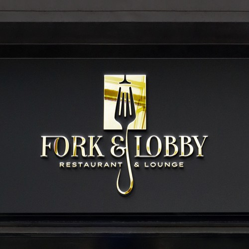 Modern Lobby Restaurant Logo 
