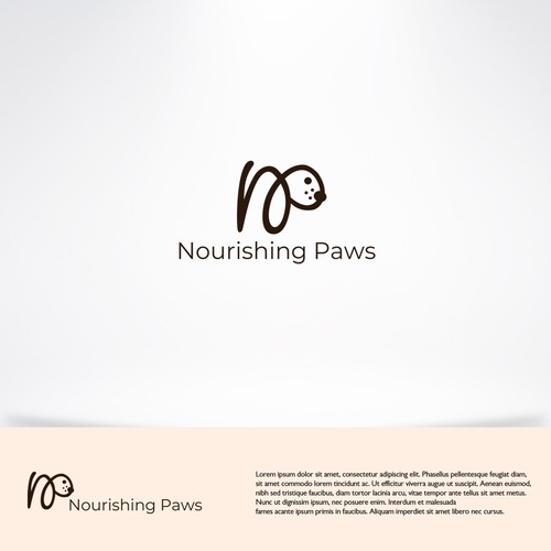 logo concept for animal supplements