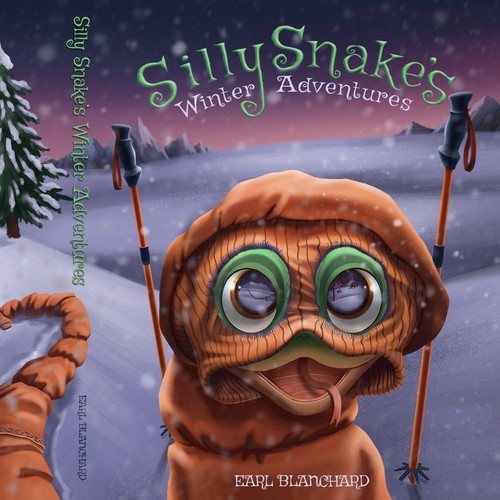 "Silly Snake" Book Cover Concept