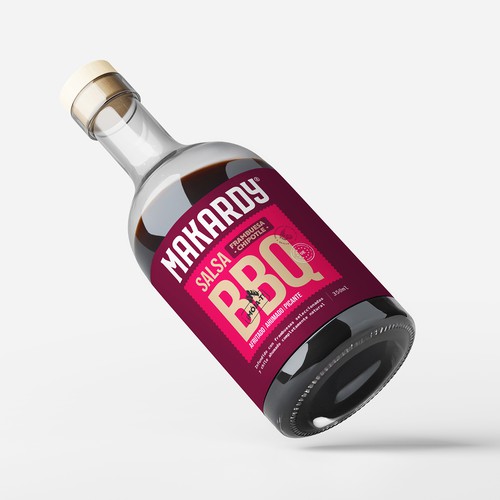 BBQ Sauce Label Design