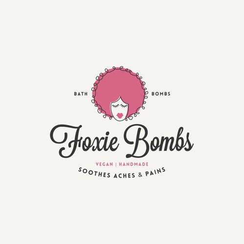 Vintage logo for bath bombs