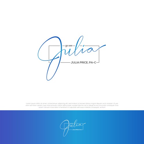 Logo for bespoke medical office Julia
