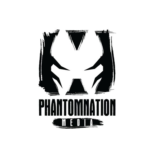 Create a Minimalist Phantom Logo for Phantomnation Media