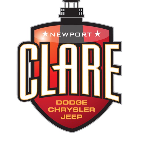 Help Clare Dodge Chrysler Jeep of Newport with a new merchandise emblem