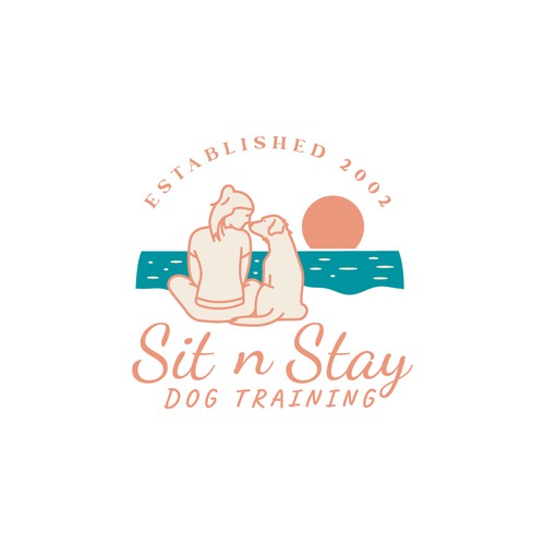 Dog Training cute logo