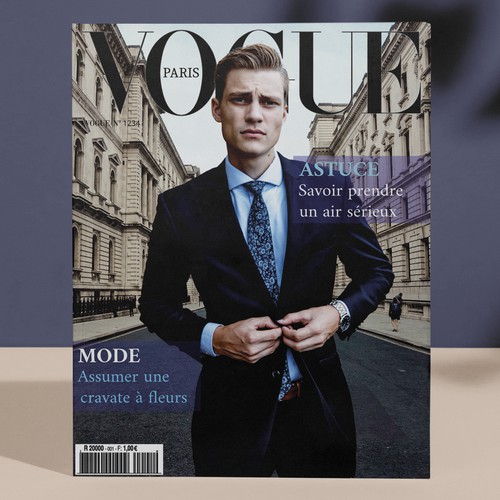 Couverture de magazine "Vogue"