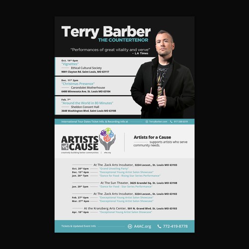 Shared ad for Terry Barber