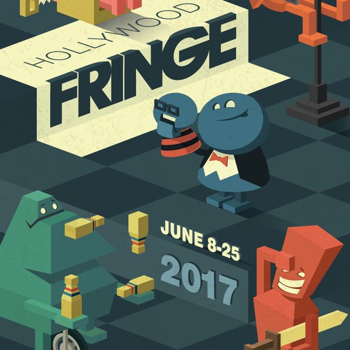 Hollywood Fringe cover illustration