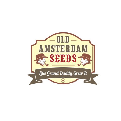 Old Amsterdam Seeds logo, make it grow!