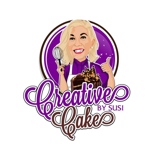 Bold logo for baking