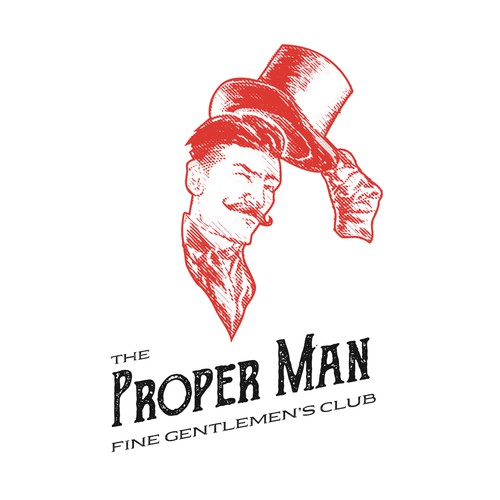The Proper Man logo design