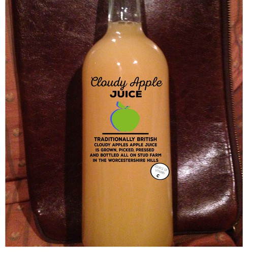 Create innovative design for traditional apple juice company