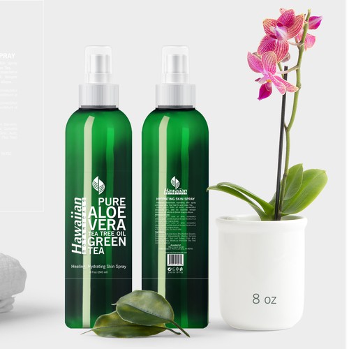 Label design for Hydrating Skin Spray
