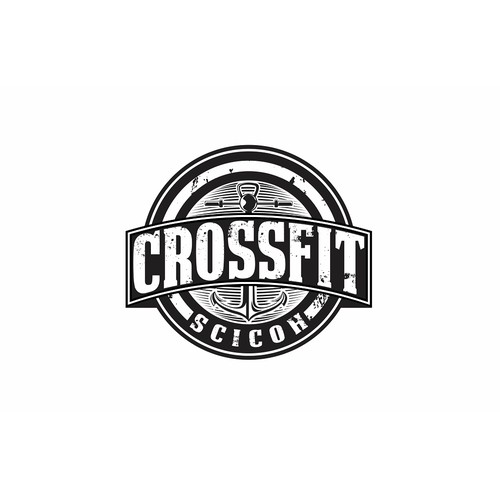 Create a CrossFit gym logo tapping in to a harbor area theme