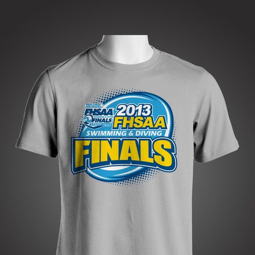 Create a winning t-shirt design for the 2013 FHSAA Swimming & Diving Finals