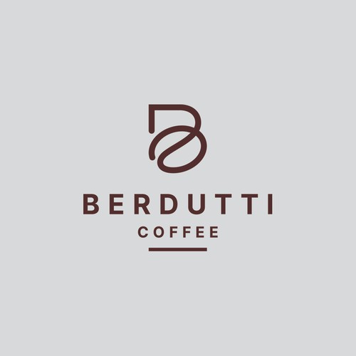 Lineart Logo concept for Berdutti Coffe