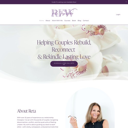 Website Design for a Therapist