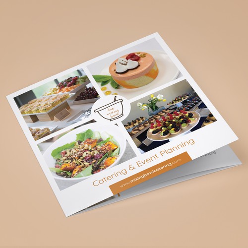 Brochure design for a catering company