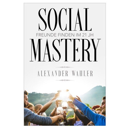 Social Mastery book cover design