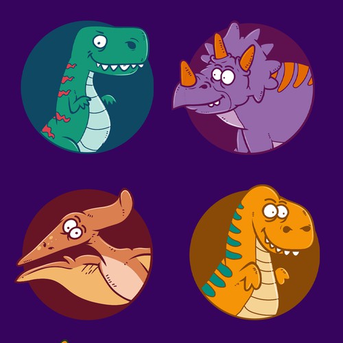 Dinosaur character design