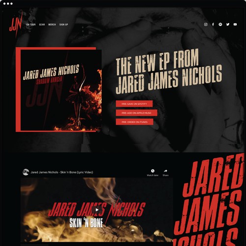 Jared James Nichols Website