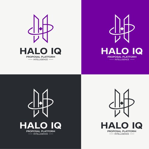 Halo IQ Logo Design