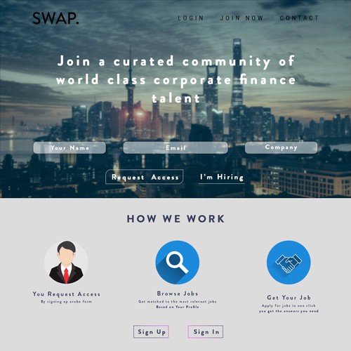 Modern Web Design for SWAP.