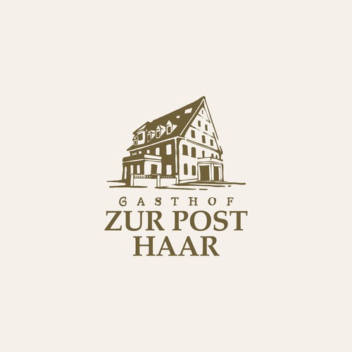 Vintage logo for ZUR POST HAAR