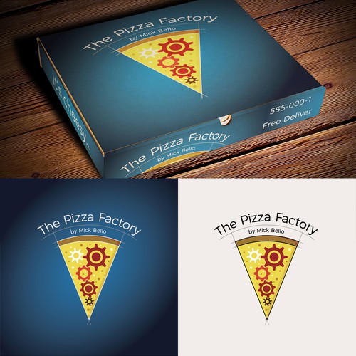 Logo design for a Pizza shop.