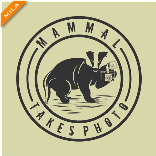 Vintage logo for photography