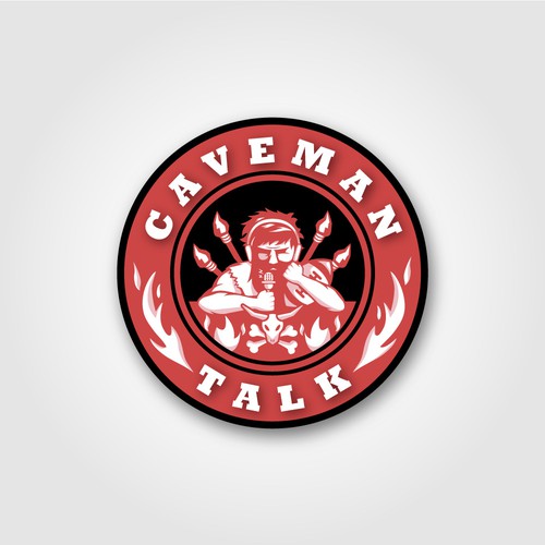 Caveman Talk Logo Design