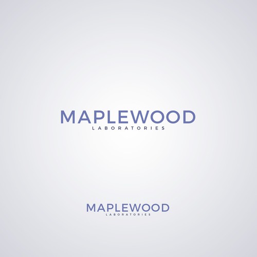 maplewood laboratories logo design