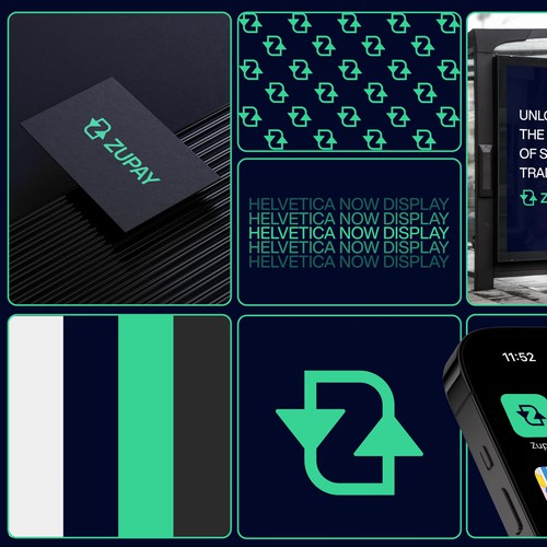 Logo design for tech company zupay