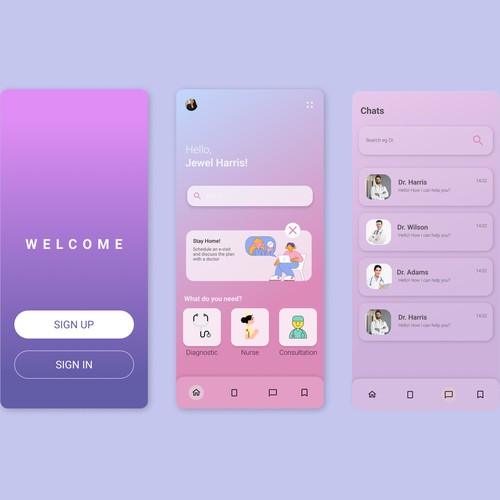 Medical App UI Design