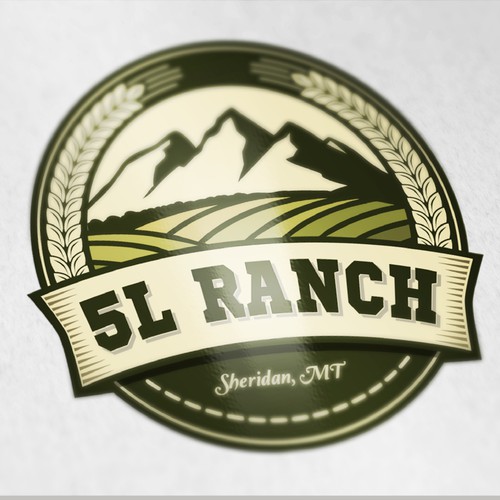 Logo for large Montana farm and ranch