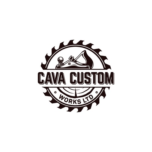 Retro Vintage Logo for Carpentry