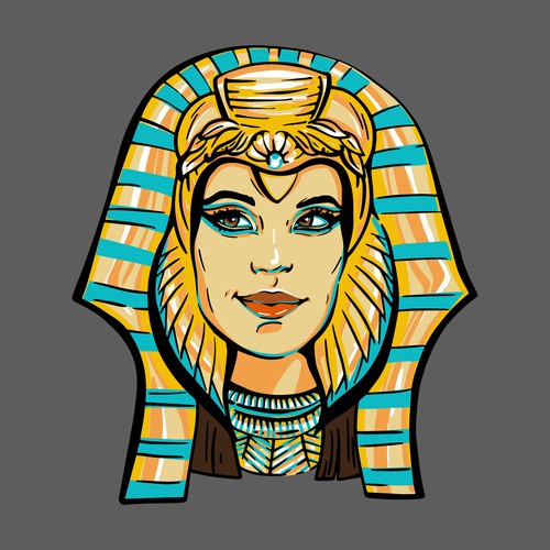 Cleopatra character for a health and wellness company